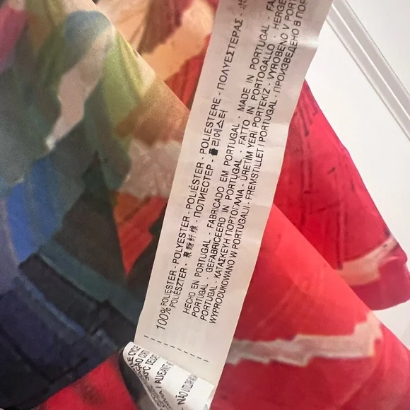 Zara Multicolor Tie-Dye Crop Top - Picture 7 of 7